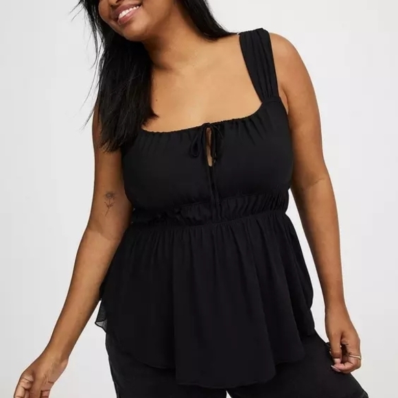 Torrid Black Sleeveless Blouse - Picture 3 of 4